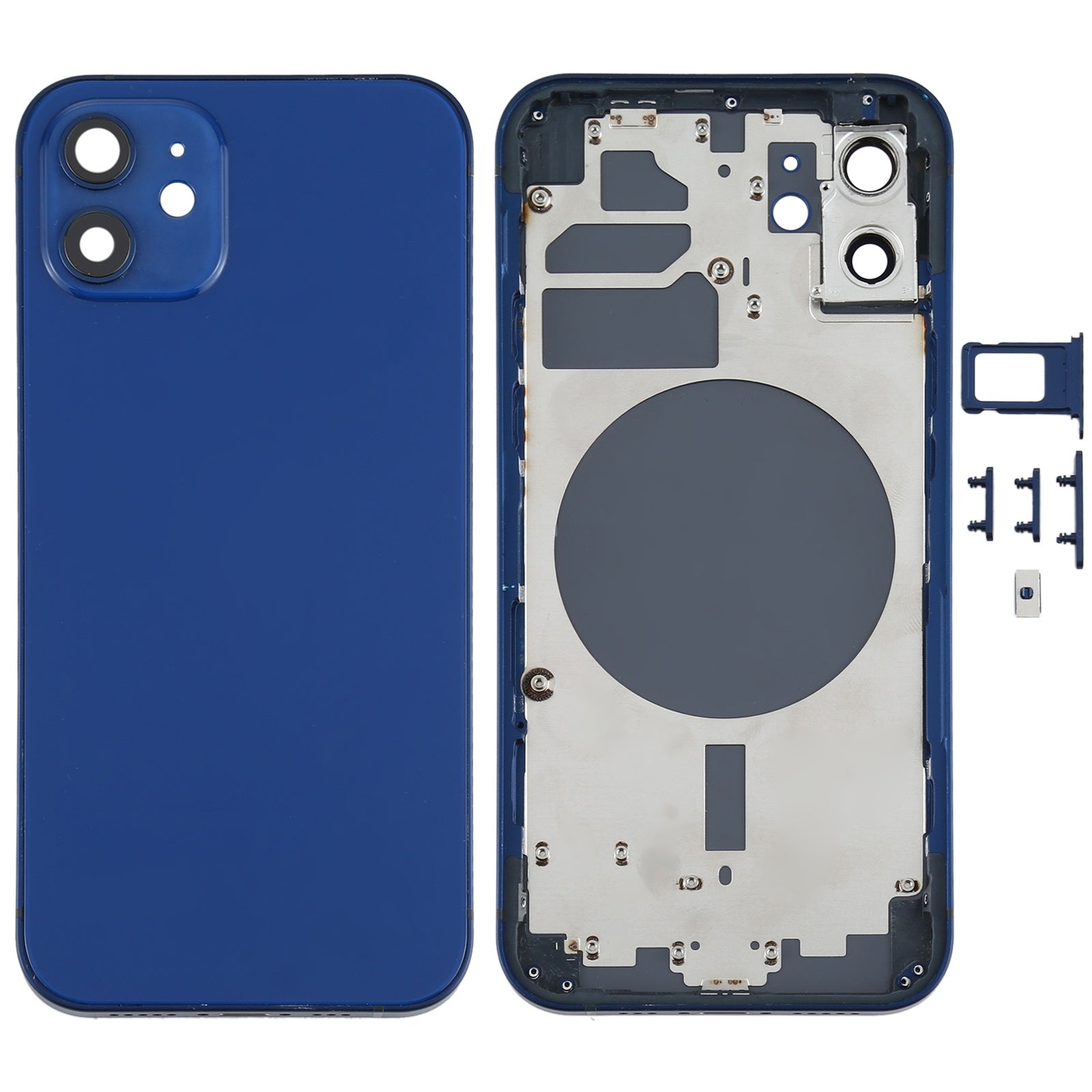 Housing Body for Apple iPhone 12 Blue Housing Body for Apple iPhone 12 Blue